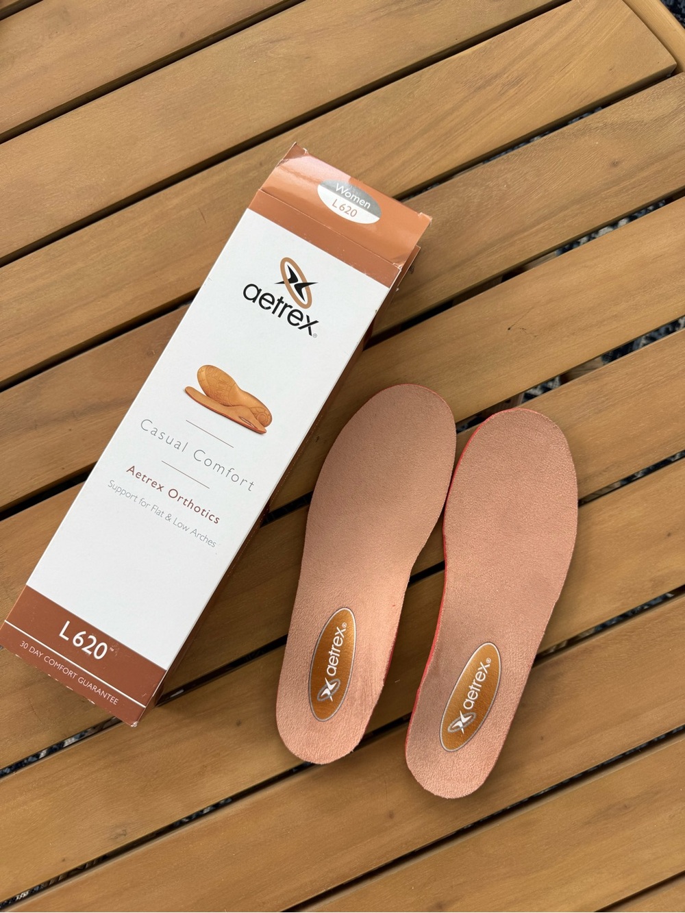 Aetrex L620 Casual Comfort Orthotics – Women’s Size 5 – NEW